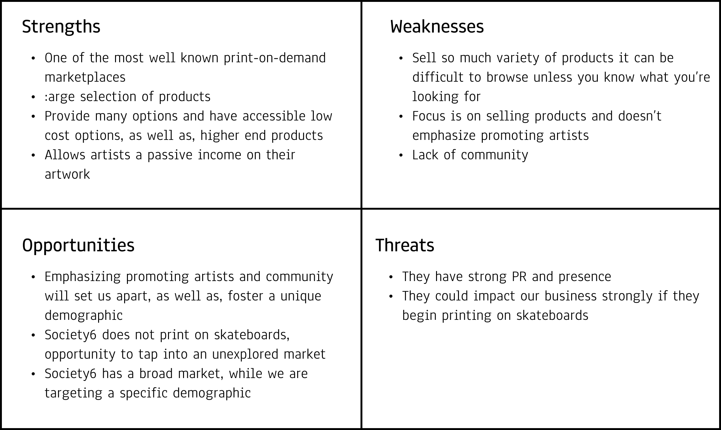 SWOT-analysis